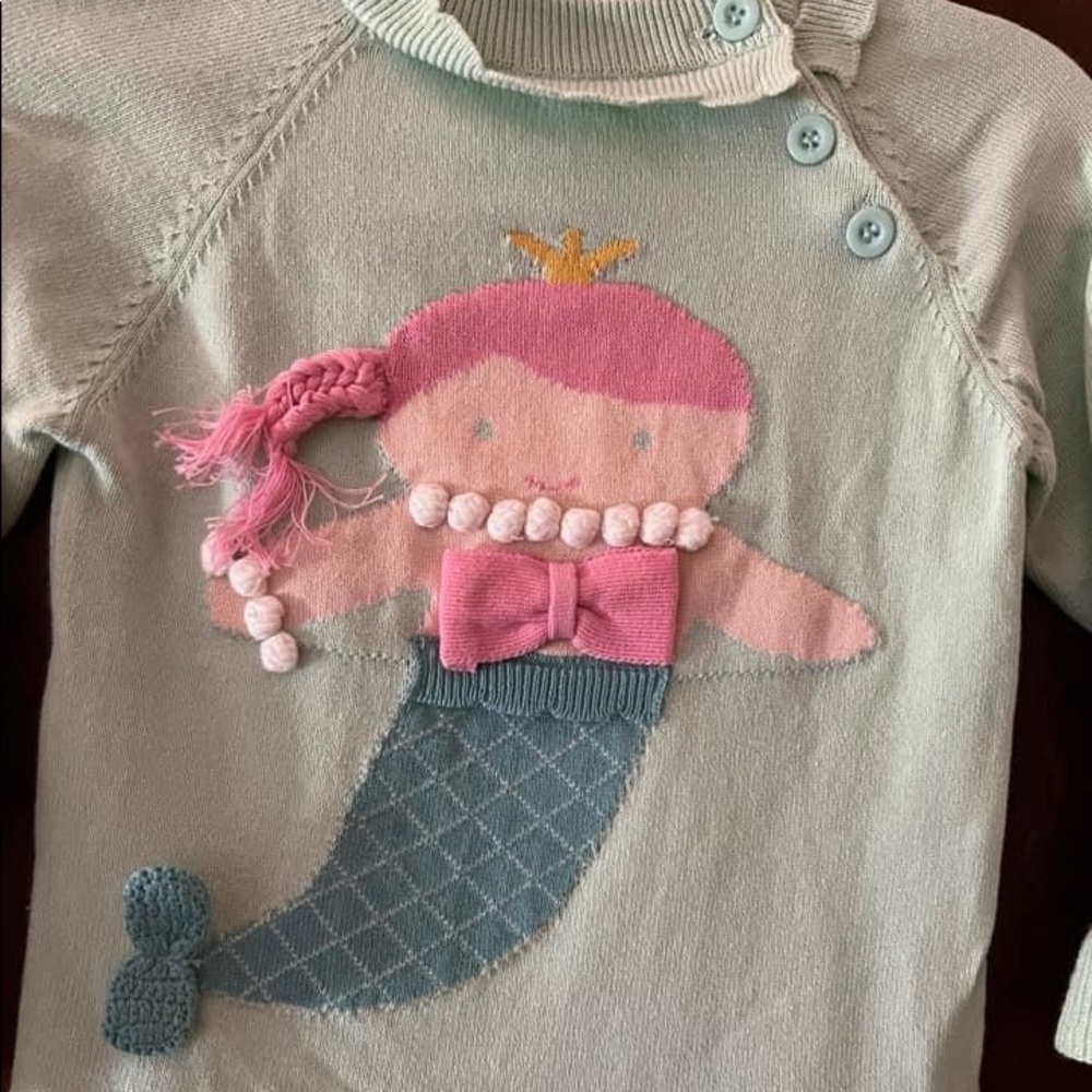 Mermaid flutter sweater